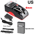 6.5/8Mm Cigarette Rolling Machine Electric Automatic Injector Maker Smoke Tool EU US Plug Tobacco Roller DIY Smoking Accessories