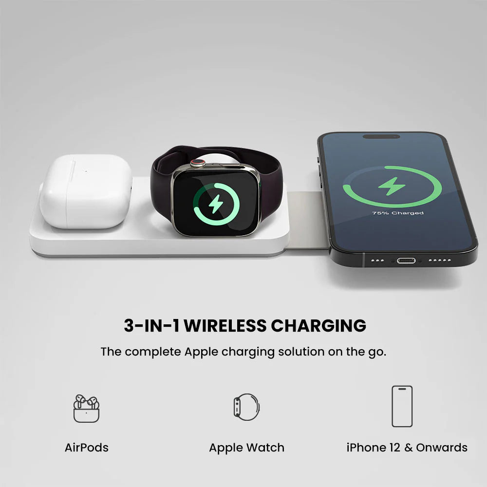 SWIV 3-In-1 Foldable Wireless Charging Station