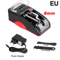 6.5/8Mm Cigarette Rolling Machine Electric Automatic Injector Maker Smoke Tool EU US Plug Tobacco Roller DIY Smoking Accessories