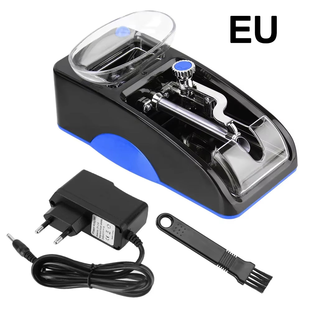 Electric Automatic Cigarette Rolling Machine Cigar Roller Smoking Tool EU Plug Injector Maker DIY Accessories