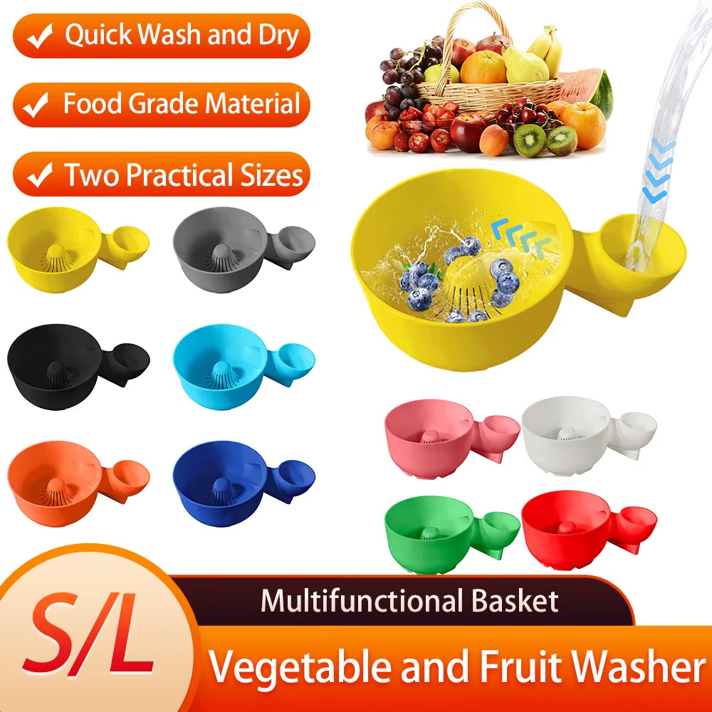 Vegetable Washer Automatic Vegetable and Fruit Washer Fruit and Vegetable Washing Basket for Kitchen