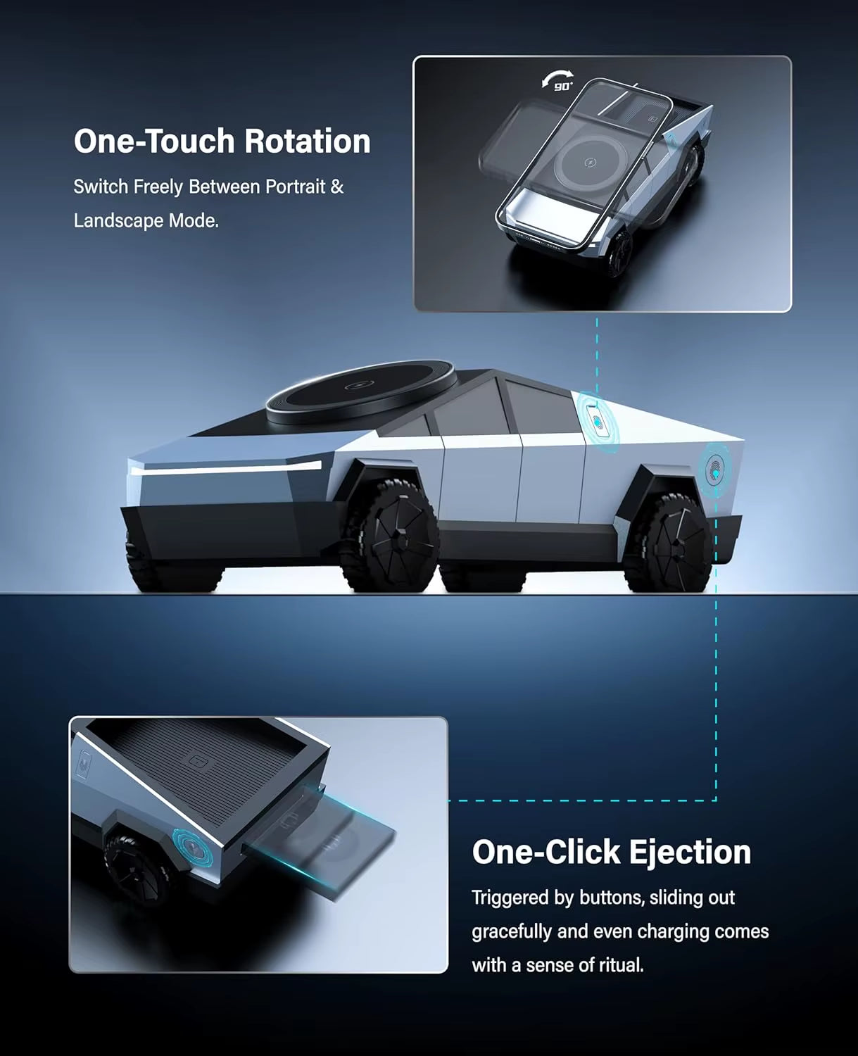 3 in 1 LED Light for Magsafe Charging Magnetic Fast Wireless Charger for Iphone 16/15/14/13/12 Apple Watch 1-10 Airpods Samsung