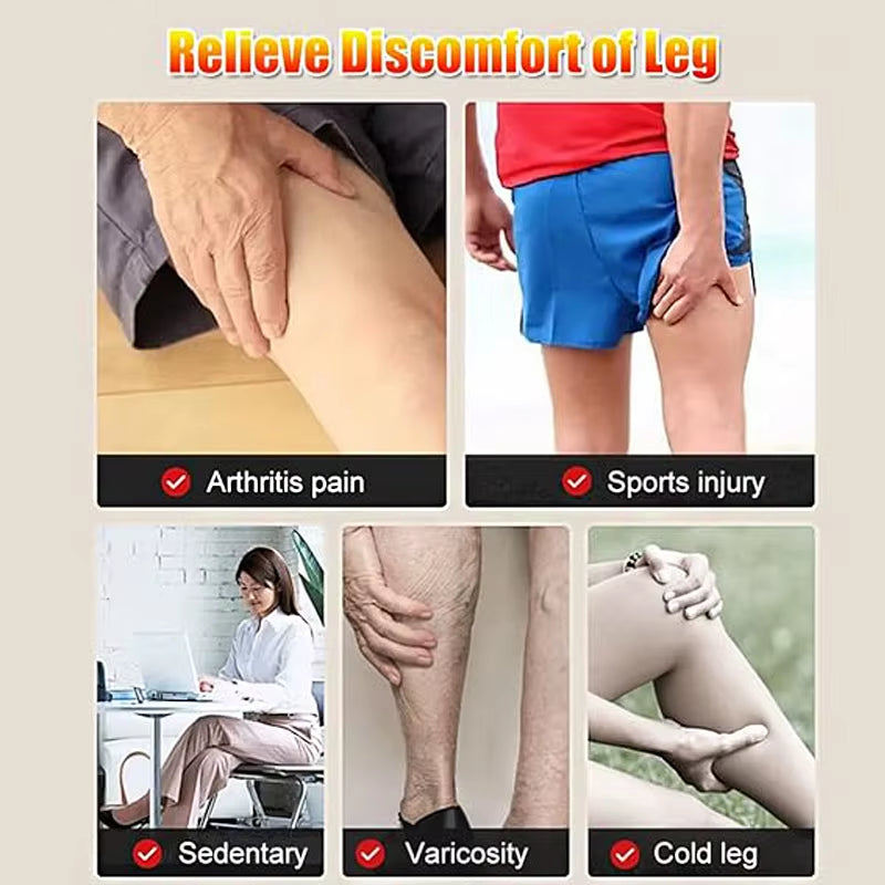 Electric Calf and Foot Massage Machine Vibration Shiatsu Hot Compression Rolling Kneading Leg Tool for Athletes Office Workers