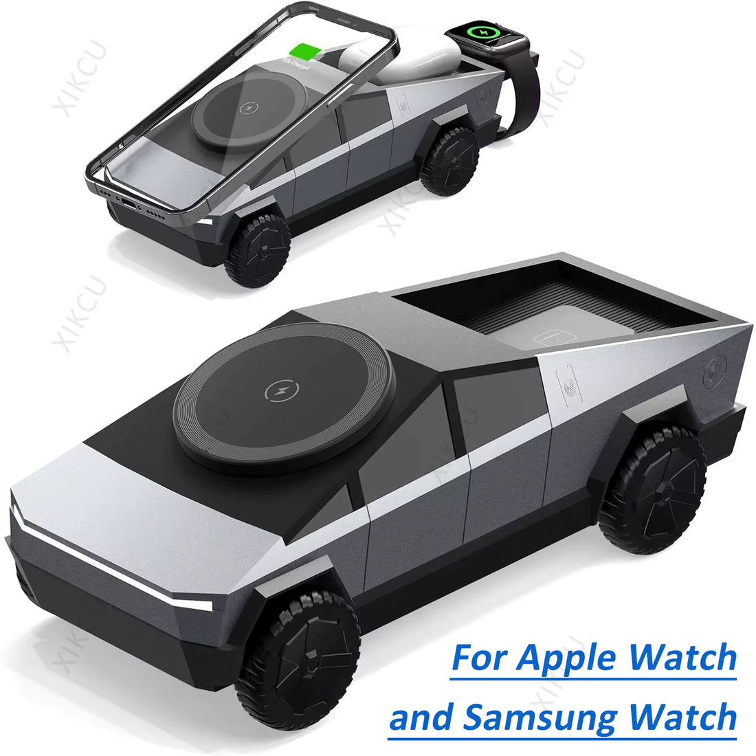 3 in 1 LED Light for Magsafe Charging Magnetic Fast Wireless Charger for Iphone 16/15/14/13/12 Apple Watch 1-10 Airpods Samsung