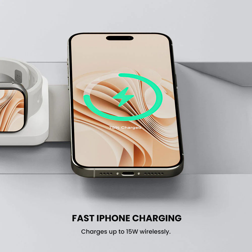 SWIV 3-In-1 Foldable Wireless Charging Station