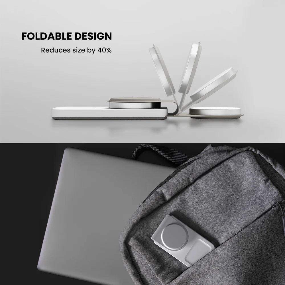 SWIV 3-In-1 Foldable Wireless Charging Station