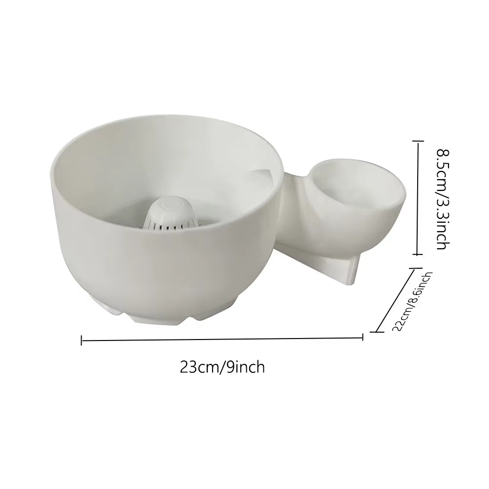 Portable Fruit Wash Bowl Food Washing Spinner Automatic Vegetable and Fruit Washer for Home Kitchen Meal Prep