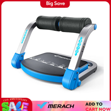 MERACH Ab Machine – Sit Up & Core Trainer with 3 Resistance Levels, 330 LBS Capacity