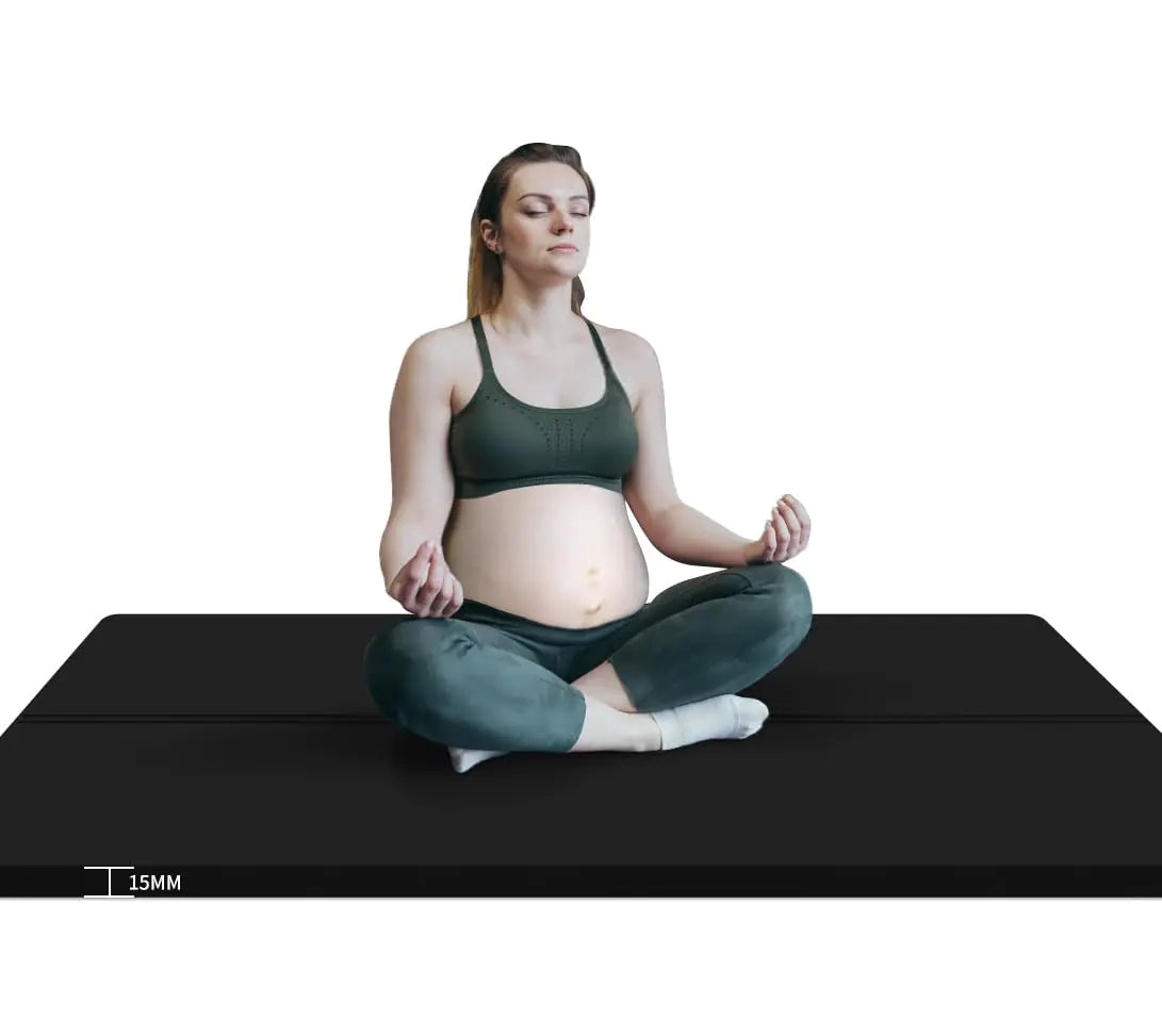 LERYG Non-Slip Yoga Mat - Extra Large & Cushioned for Comfort