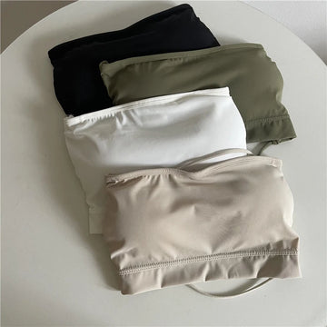 Women's Seamless Ice Silk Tube Top