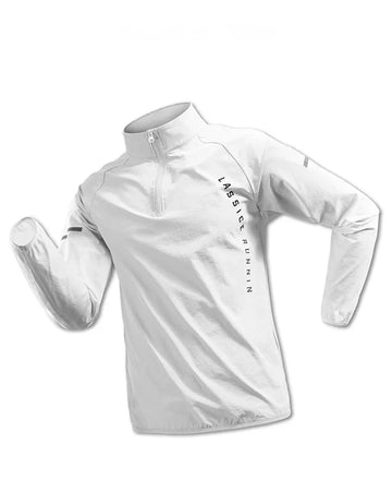 2025 Men’s White Running Jacket
