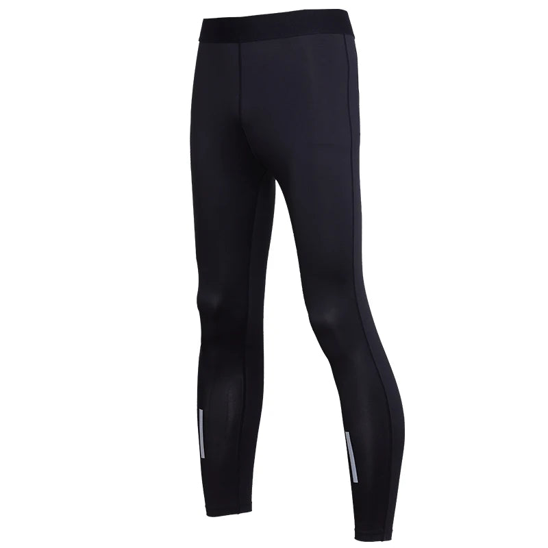 Men's Reflective Compression Running Tights