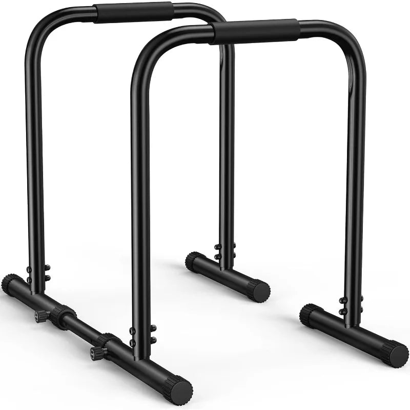 Adjustable Dip Stands Station for Home, Functional Heavy Duty Parallette Bars for Upper Body Workout (400/