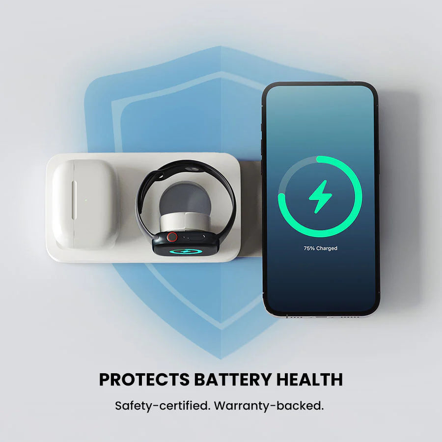 SWIV 3-In-1 Foldable Wireless Charging Station