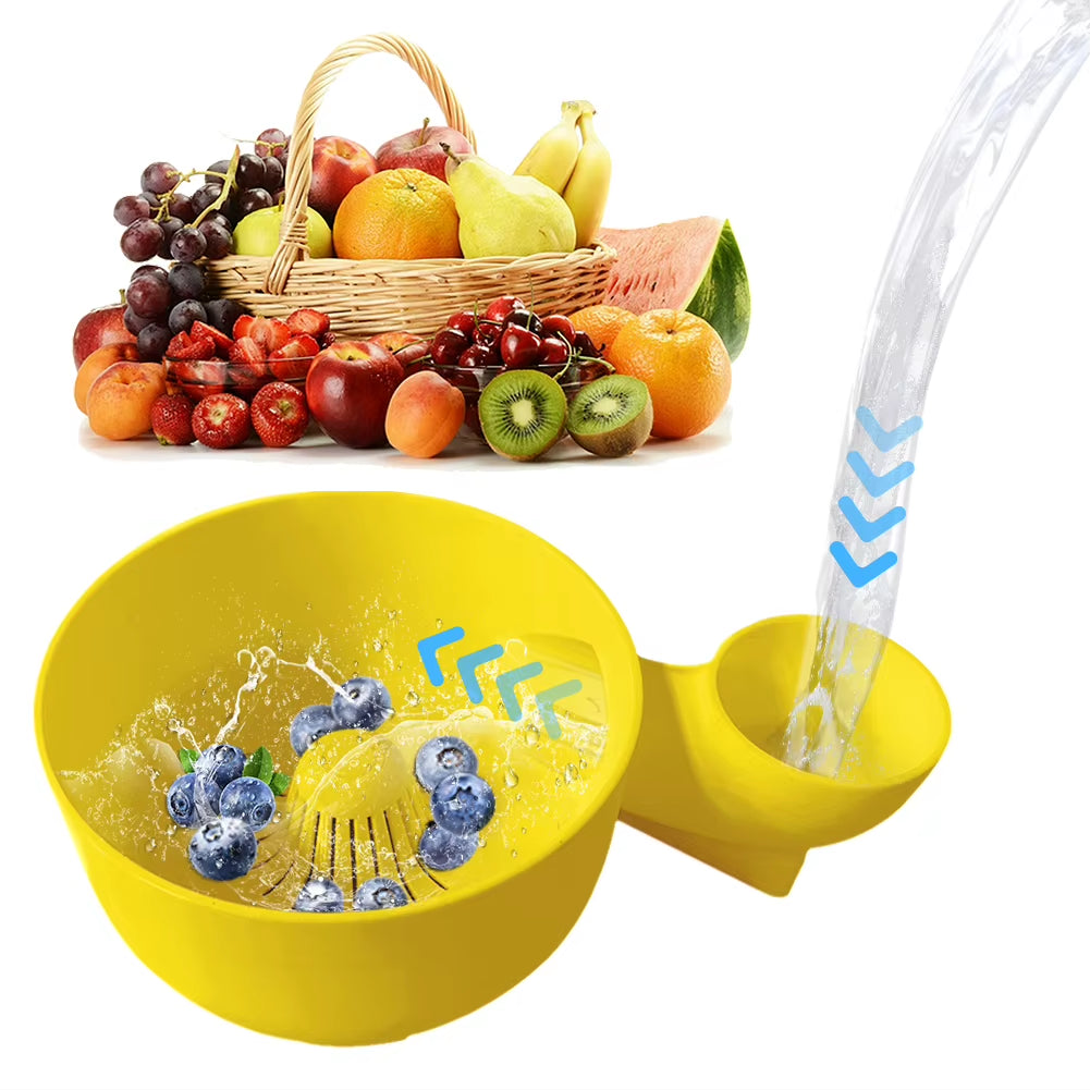 Vegetable Washer Automatic Vegetable and Fruit Washer Fruit and Vegetable Washing Basket for Kitchen