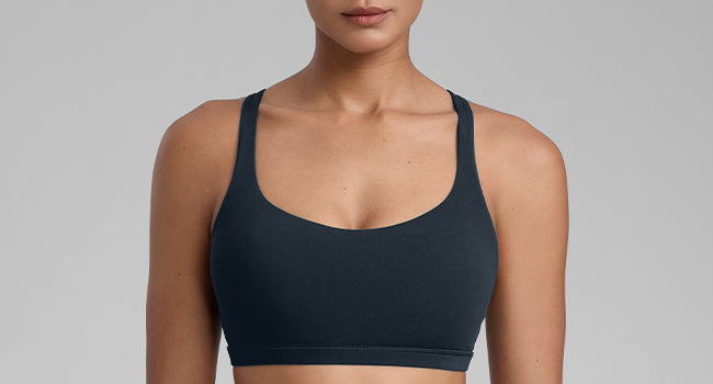 Activewear Strappy Padded Workout Yoga Tops Bra