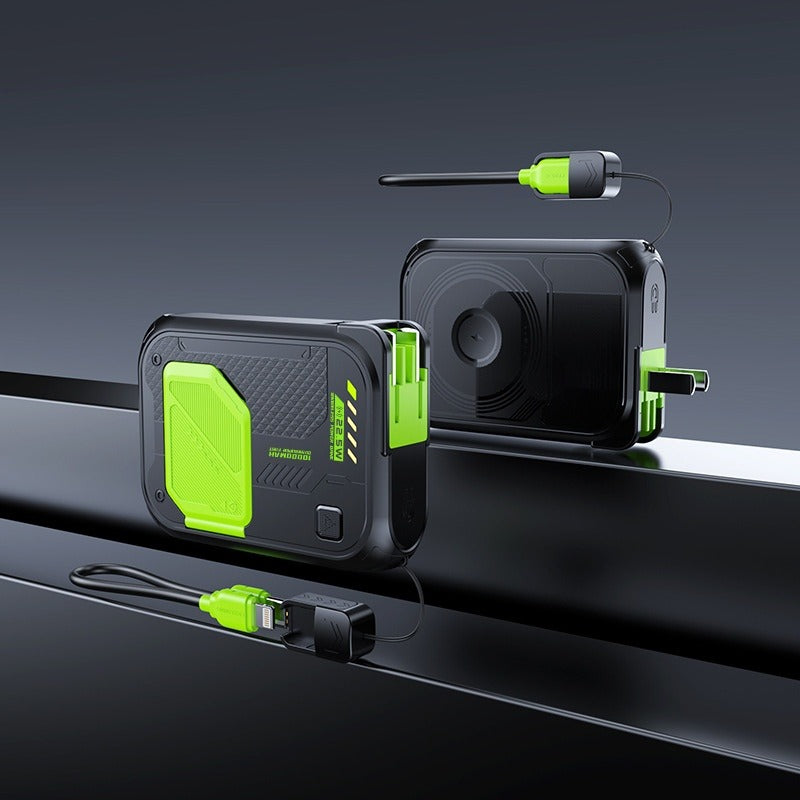 5-in-1 Magnetic Wireless Power Bank with Cable