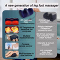 Electric Calf and Foot Massage Machine Vibration Shiatsu Hot Compression Rolling Kneading Leg Tool for Athletes Office Workers